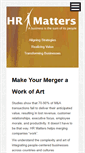Mobile Screenshot of hrmatters-inc.com